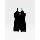 Chicago Bulls Γυναικείο Μαύρο Ribbed Romper / Playsuit Vintage NBA Style / Pre-Owned